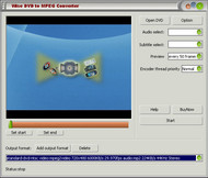 Wise DVD to MPEG Converter screenshot